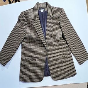 Sag Harbor vintage houndstooth blazer